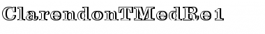 Download ClarendonTMedRe1 Regular Font Title Preview
