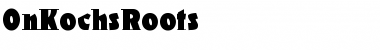 Download OnKochsRoots Regular Font Title Preview