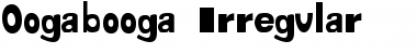 Download Oogabooga Irregular Font Title Preview