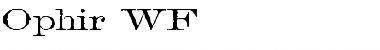 Download Ophir WF Regular Font Title Preview