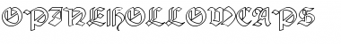 Download OpineHollowCaps Normal Font Title Preview