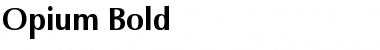 Download Opium Bold Font Title Preview