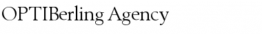 Download OPTIBerling Medium Font Title Preview