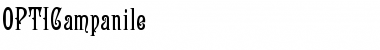 Download OPTICampanile Medium Font Title Preview