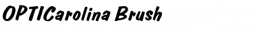 Download OPTICarolina Medium Font Title Preview
