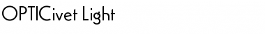 Download OPTICivet Medium Font Title Preview