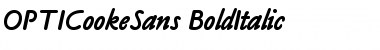 Download OPTICookeSans Bold Font Title Preview