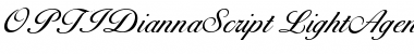 Download OPTIDiannaScript Regular Font Title Preview