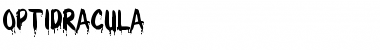 Download OPTIDracula Medium Font Title Preview