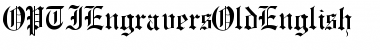 Download OPTIEngraversOldEnglish Medium Font Title Preview