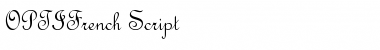 Download OPTIFrench Regular Font Title Preview