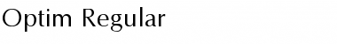 Download Optim Regular Font Title Preview