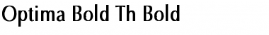Download Optima Bold Th Bold Bold Font Title Preview
