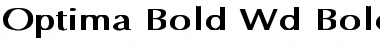 Download Optima Bold Wd Bold Bold Font Title Preview
