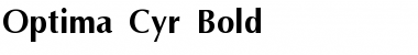 Download Optima Cyr Bold Font Title Preview