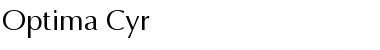 Download Optima Cyr Regular Font Title Preview