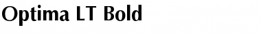 Download Optima LT Bold Font Title Preview
