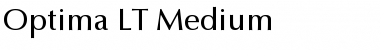 Download Optima LT Medium Regular Font Title Preview