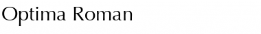 Download Optima Roman Italic Font Title Preview
