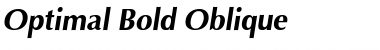 Download Optimal Bold-Oblique Font Title Preview