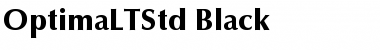 Download Optima LT Std Black Black Font Title Preview