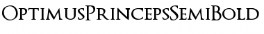 Download OptimusPrincepsSemiBold Regular Font Title Preview