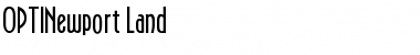 Download OPTINewport Regular Font Title Preview