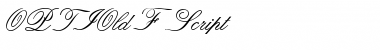 Download OPTIOldF Script Font Title Preview