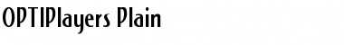 Download OPTIPlayers Regular Font Title Preview