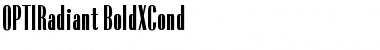 Download OPTIRadiant Regular Font Title Preview