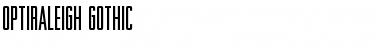 Download OPTIRaleigh Regular Font Title Preview