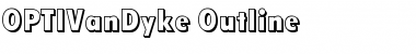Download OPTIVanDyke Regular Font Title Preview