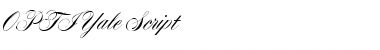 Download OPTIYale Regular Font Title Preview