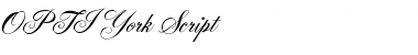 Download OPTIYork Regular Font Title Preview