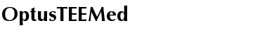 Download OptusTEEMed Regular Font Title Preview