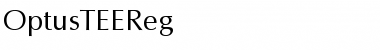 Download OptusTEEReg Regular Font Title Preview