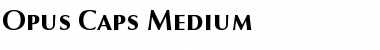 Download Opus-Caps Medium Font Title Preview