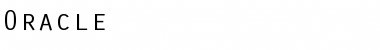 Download Oracle Regular Font Title Preview