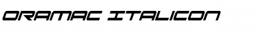Download Oramac ItaliCon ItaliCon Font Title Preview