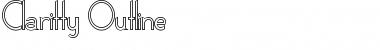 Download Claritty_Outline Normal Font Title Preview