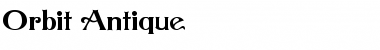 Download Orbit Antique Regular Font Title Preview