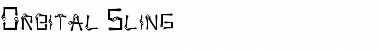 Download Orbital Sling Regular Font Title Preview