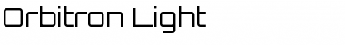 Download Orbitron Light Font Title Preview