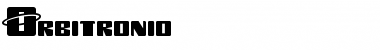 Download Orbitronio Regular Font Title Preview