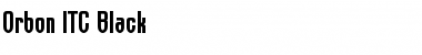 Download Orbon ITC Black Font Title Preview