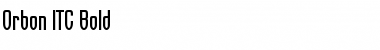 Download Orbon ITC Bold Font Title Preview