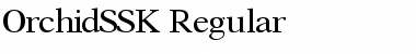 Download OrchidSSK Regular Font Title Preview