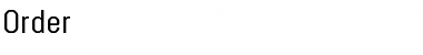 Download Order Regular Font Title Preview
