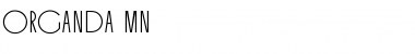 Download Organda MN Regular Font Title Preview