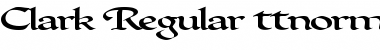 Download Clark Regular Font Title Preview